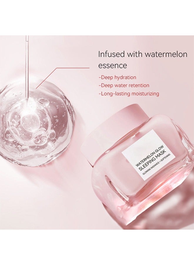 Watermelon Glow Sleeping Mask - Hydrating And Brightening Watermelon Sleeping Mask 50ML