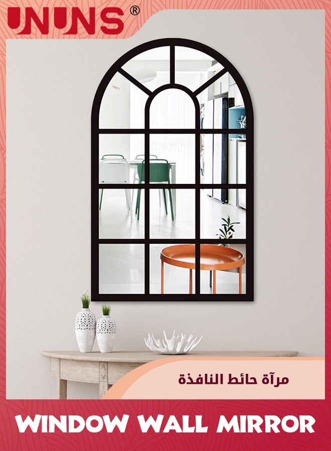 Wall Mirror Window Decor,Mirrors Arched Farmhouse For Living Room Bedroom Entryway Bathroom Vanity