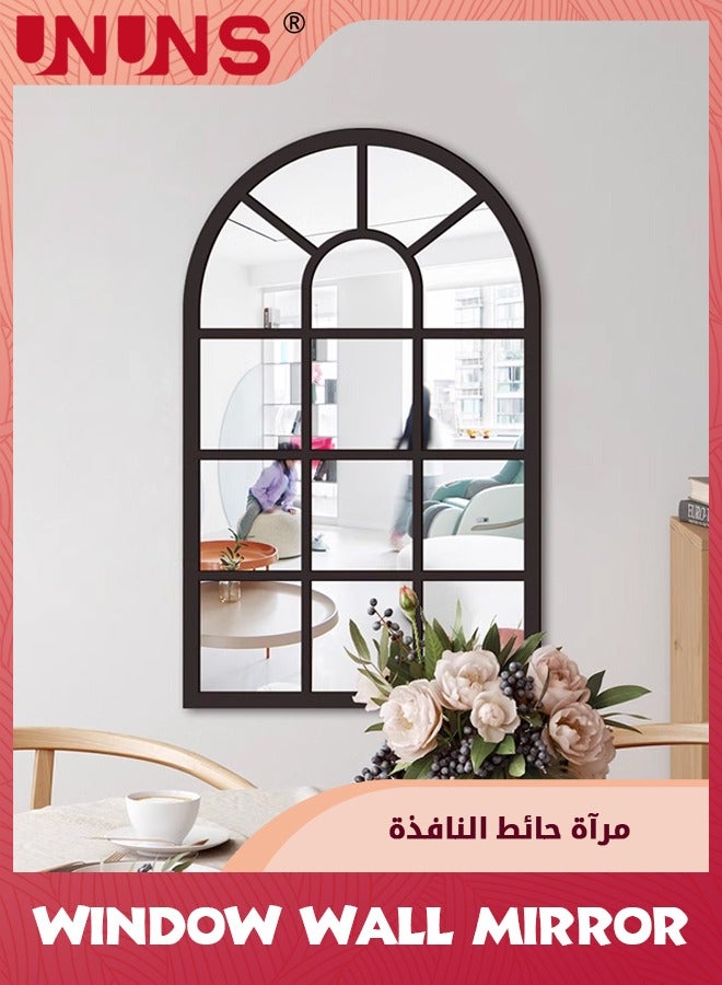 Wall Mirror Window Decor,Mirrors Arched Farmhouse For Living Room Bedroom Entryway Bathroom Vanity