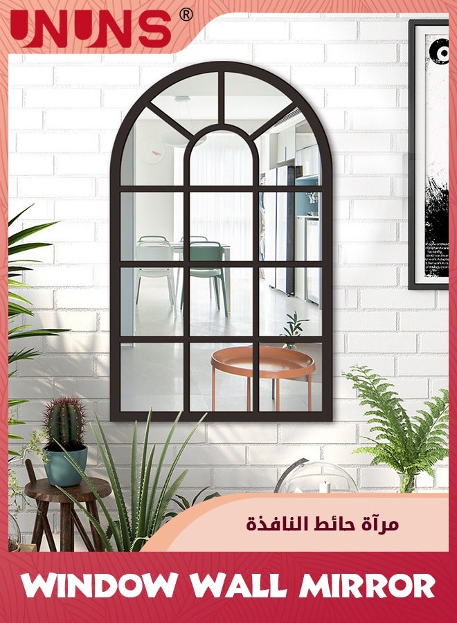 Wall Mirror Window Decor,Mirrors Arched Farmhouse For Living Room Bedroom Entryway Bathroom Vanity