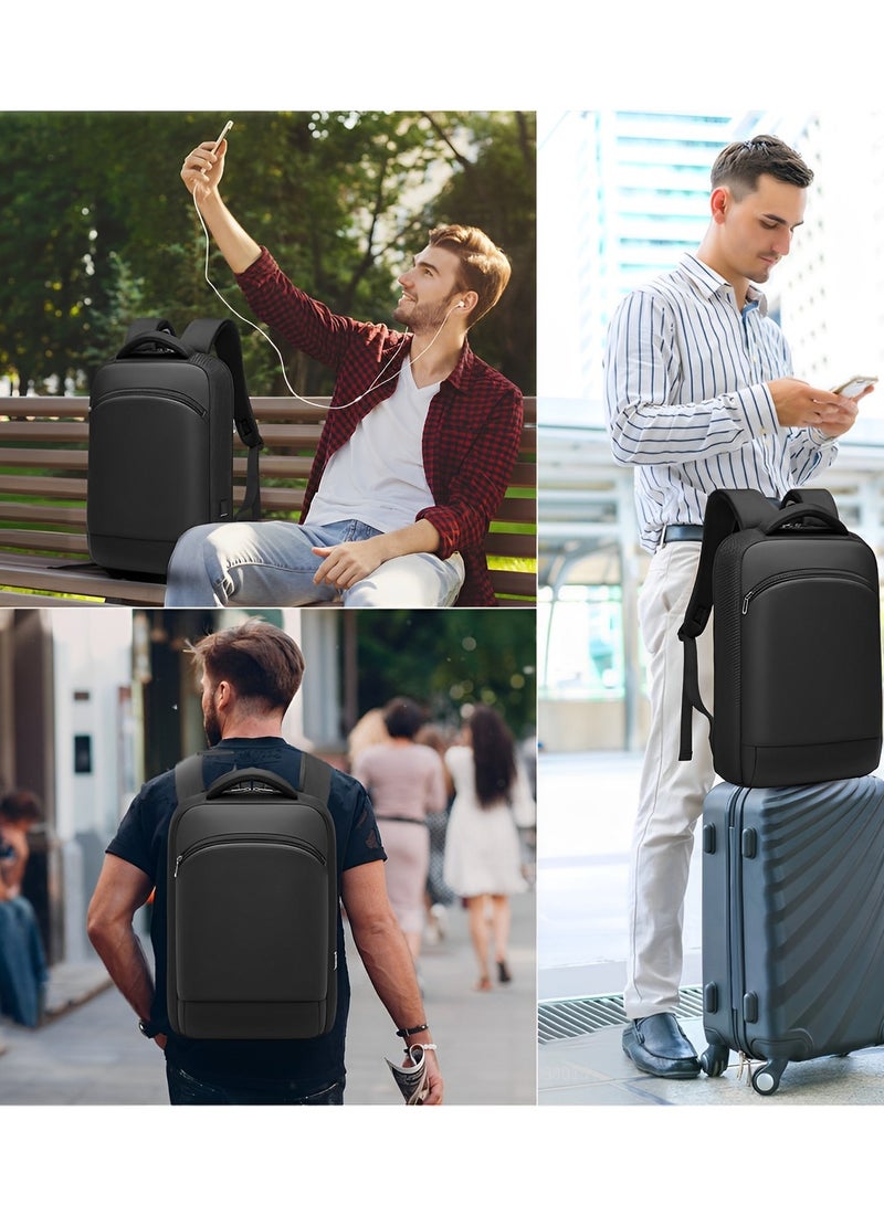 Skycare Business Travel Waterproof Backpack, Multi-functional Large Capacity Expandable Computer Bag for Handheld or Shoulder Carry