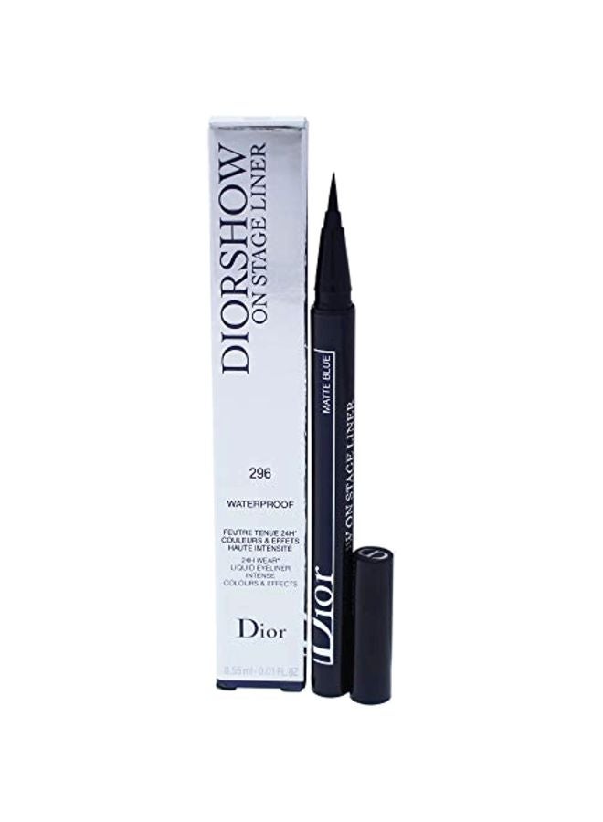 On Stage Liquid Eyeliner 296 Matte Blue