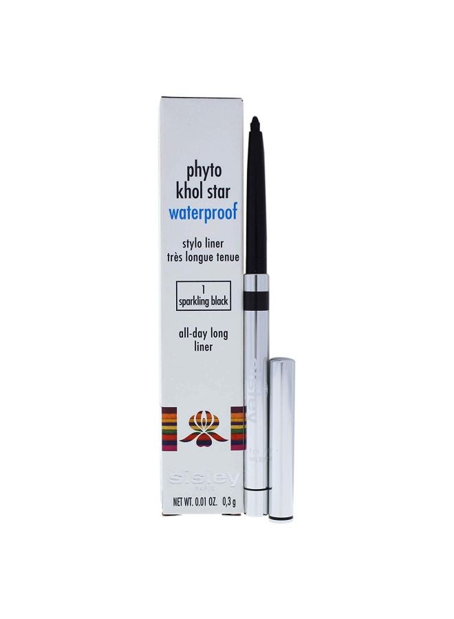 Phyto Kohl Star Waterproof Eyeliner Sparkling Black