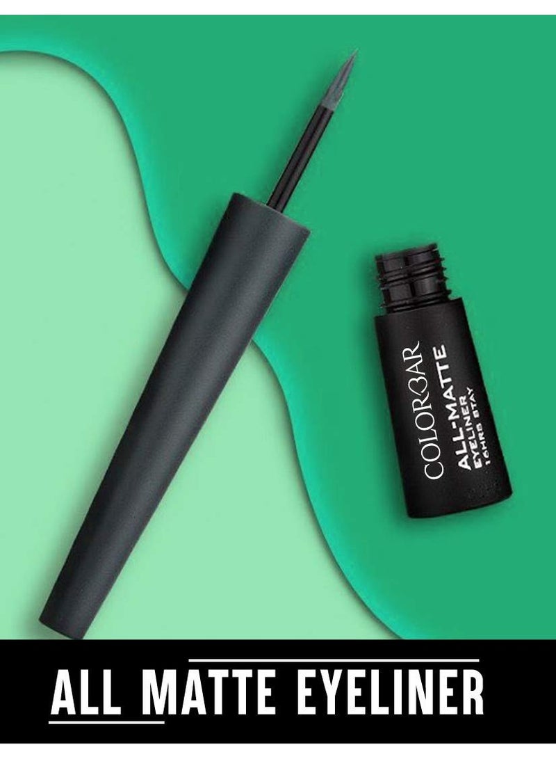 Colorbar All Matte Eyeliner Black 001 2.5ml