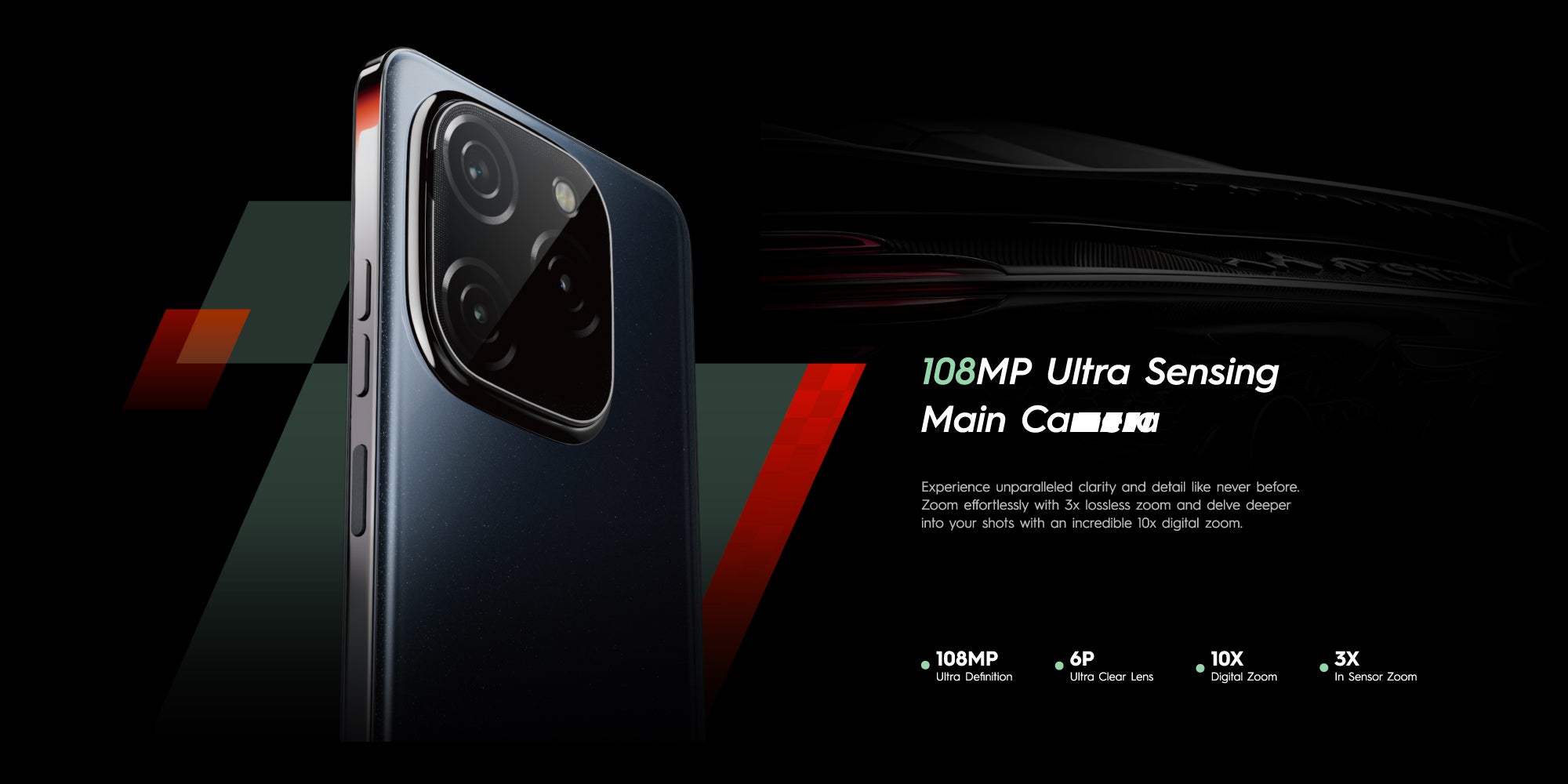 Spark 20 Pro 5G Dual SIM Startrail Black 8GB RAM 256GB - Middle East Version