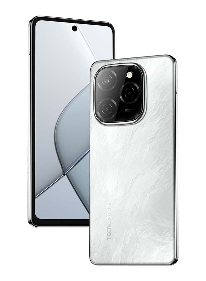 Spark 20 Pro 5G Dual SIM Glossy White 8GB RAM 256GB - Middle East Version