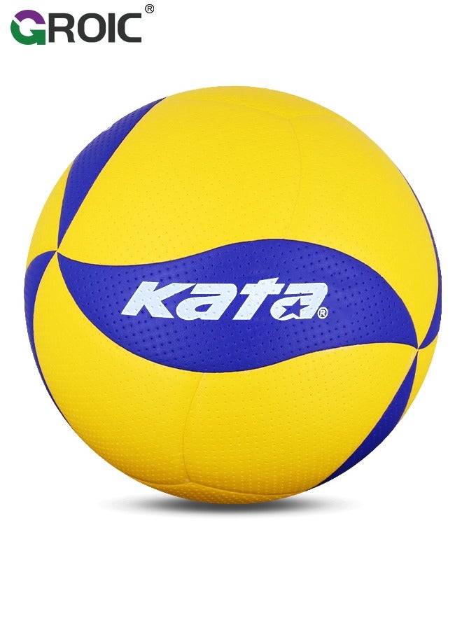 Volleyball Official Size 5, Volleyball Kit, Volleyballs, Soft Volleyball Beach Volleyball Pool Volleyball for Indoor Outdoor Beach, Training Equipment Volleyball Training, Competition, Gym