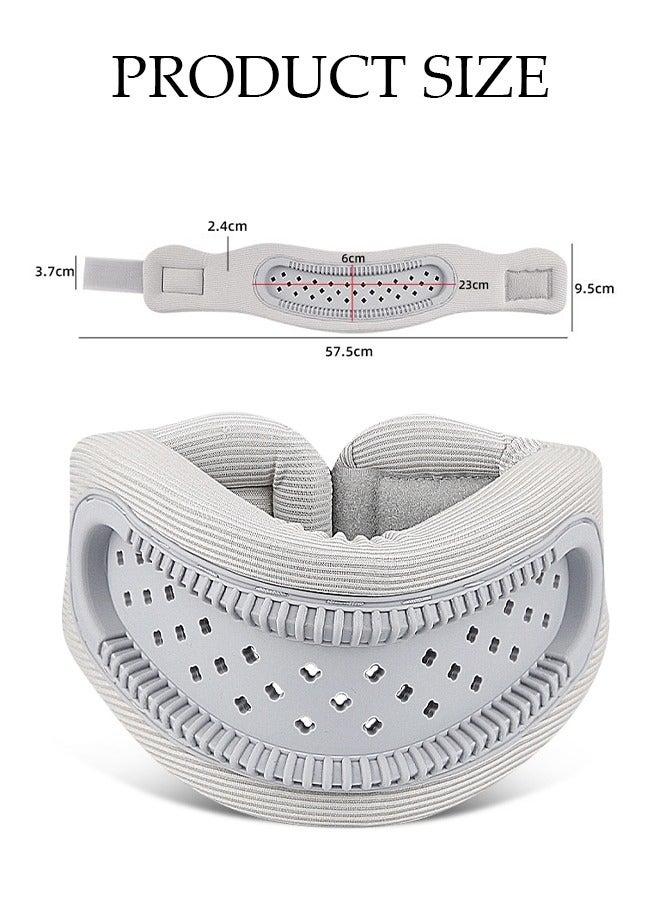 Neck Brace for Neck Pain and Support, Adjustable Cervical Collar for Sleeping, Soft Foam Neck Protectors Wraps Keep Vertebrae Stable and Aligned, Women & Men Cervical Spine Pressure Relief