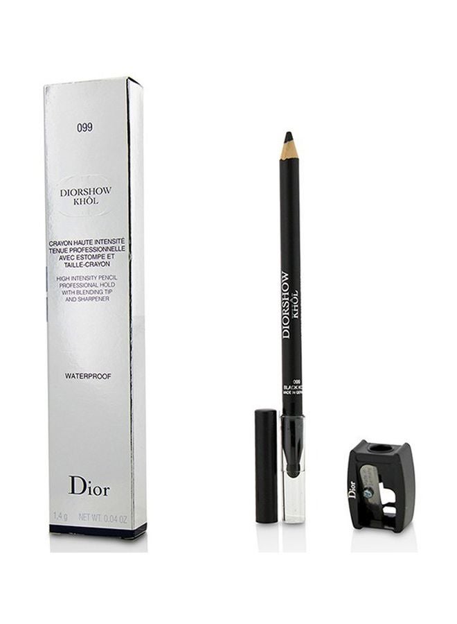Diorshow Khol High Intensity Pencil With Sharpener Set 099 Black Khol
