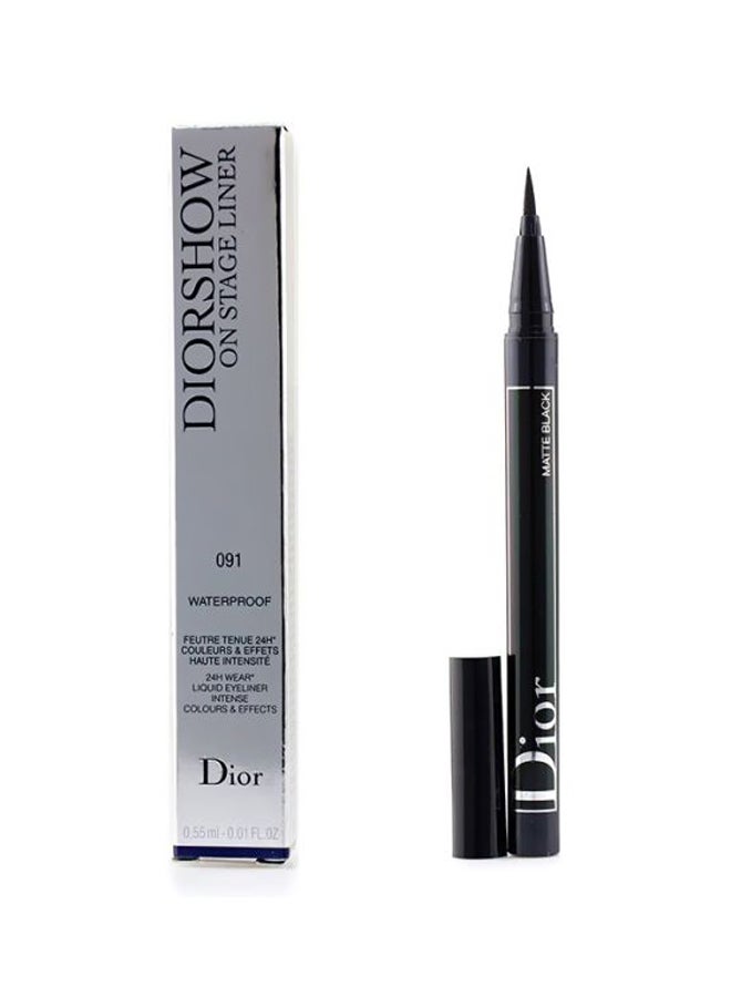 Diorshow On Stage Eye Liner 091 Matte Black
