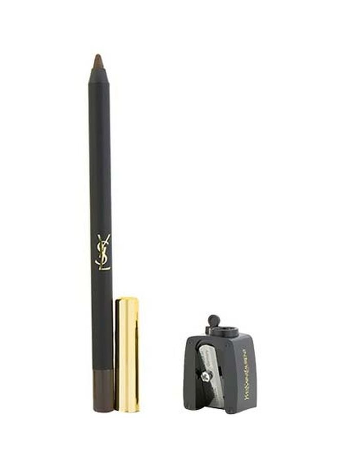 Dessin Du Regard Waterproof High Impact Color Eye Pencil With Sharpener 2 Brun Danger