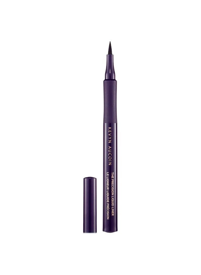 The Precision Liquid Liner, Black: Easy Use With A Glideon Felt Tip Eyeliner. Ultrafine Precise Applicator For Sharp Lines. Light To Heavy Application. Smudgeproof. All Day Long Wear.