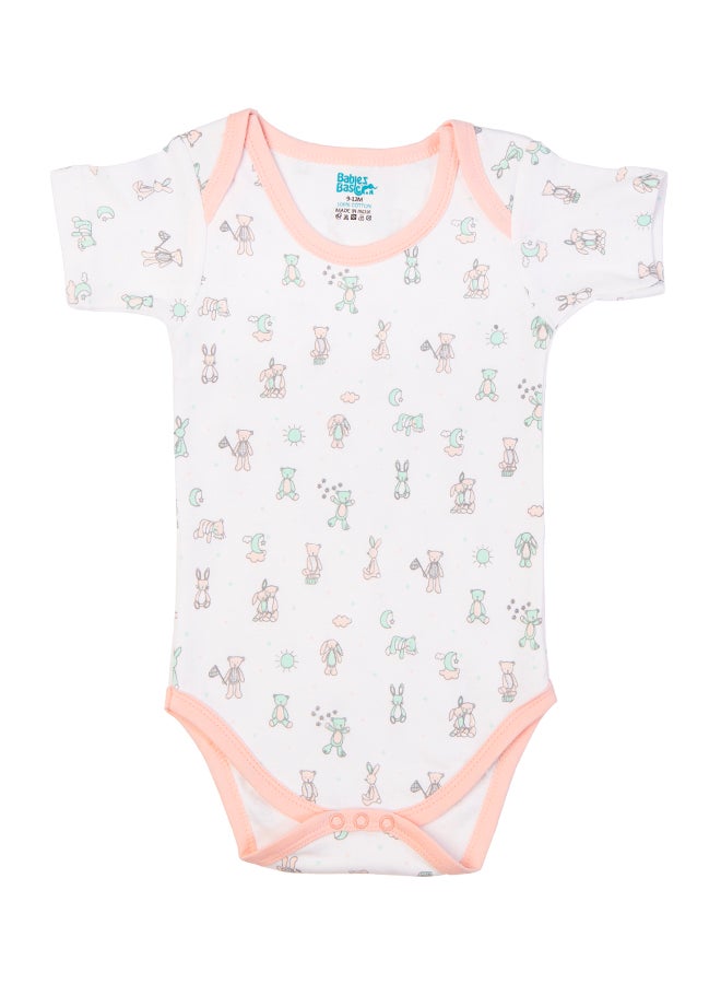 Printed Romper - Pack Of 3, Multi Color