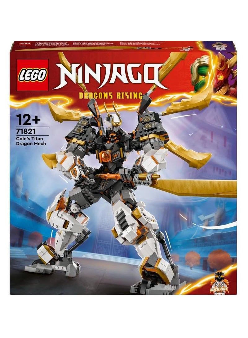 LEGO Ninjago Cole's Titan Dragon Mech 71821