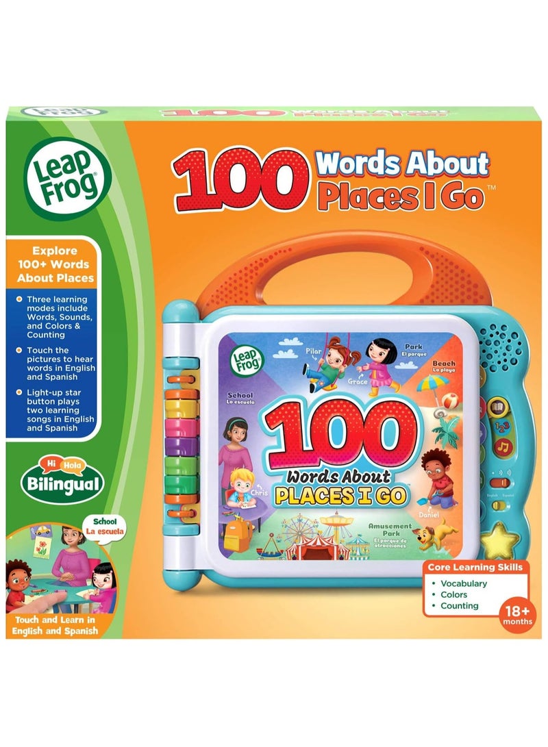 LeapFrog 100 Words About Places I Go Educational Toys For Kids ( English and French)