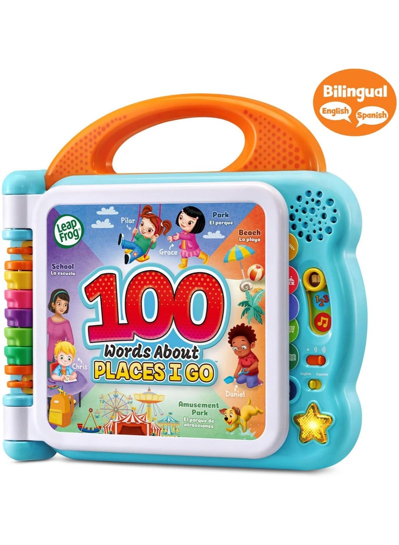 LeapFrog 100 Words About Places I Go Educational Toys For Kids ( English and French)