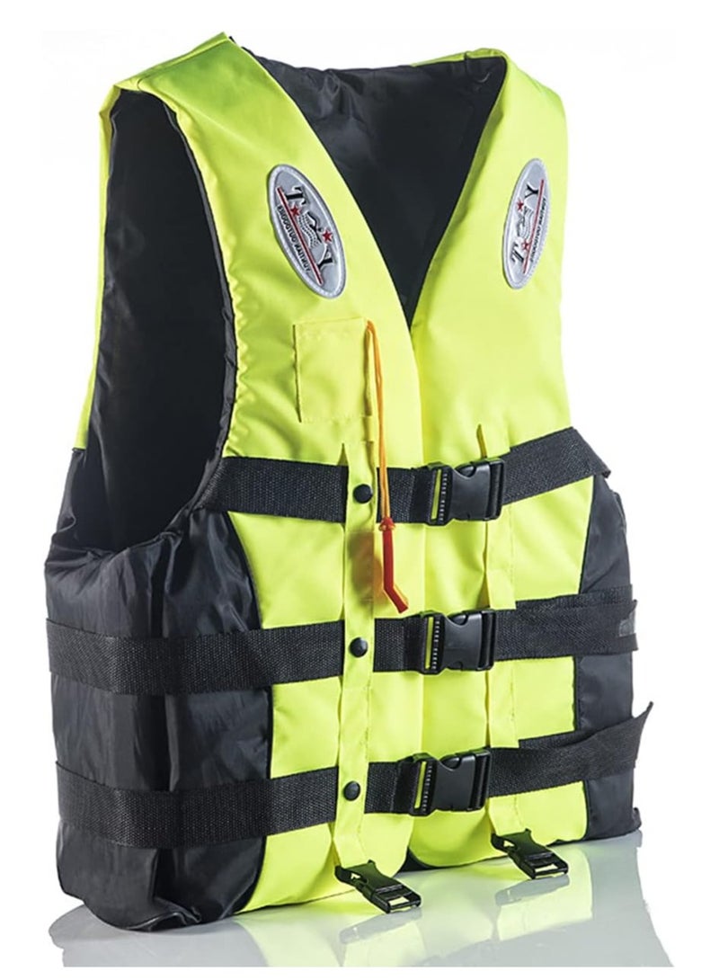 Life Jacket Safety Vests Water Suit Kayak Boating Swimming Surfing Drifting Gear Size {XL} .75 to 100 Kg(phosphorus)