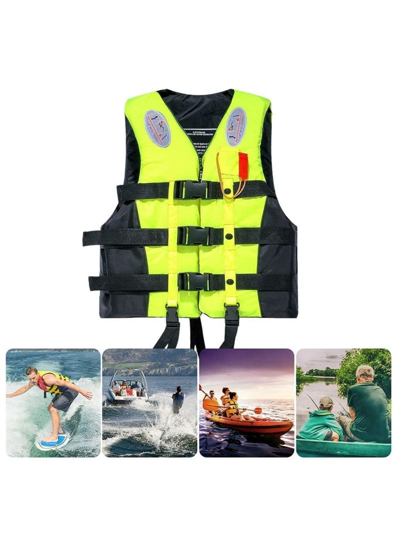 Life Jacket Safety Vests Water Suit Kayak Boating Swimming Surfing Drifting Gear Size {XL} .75 to 100 Kg(phosphorus)