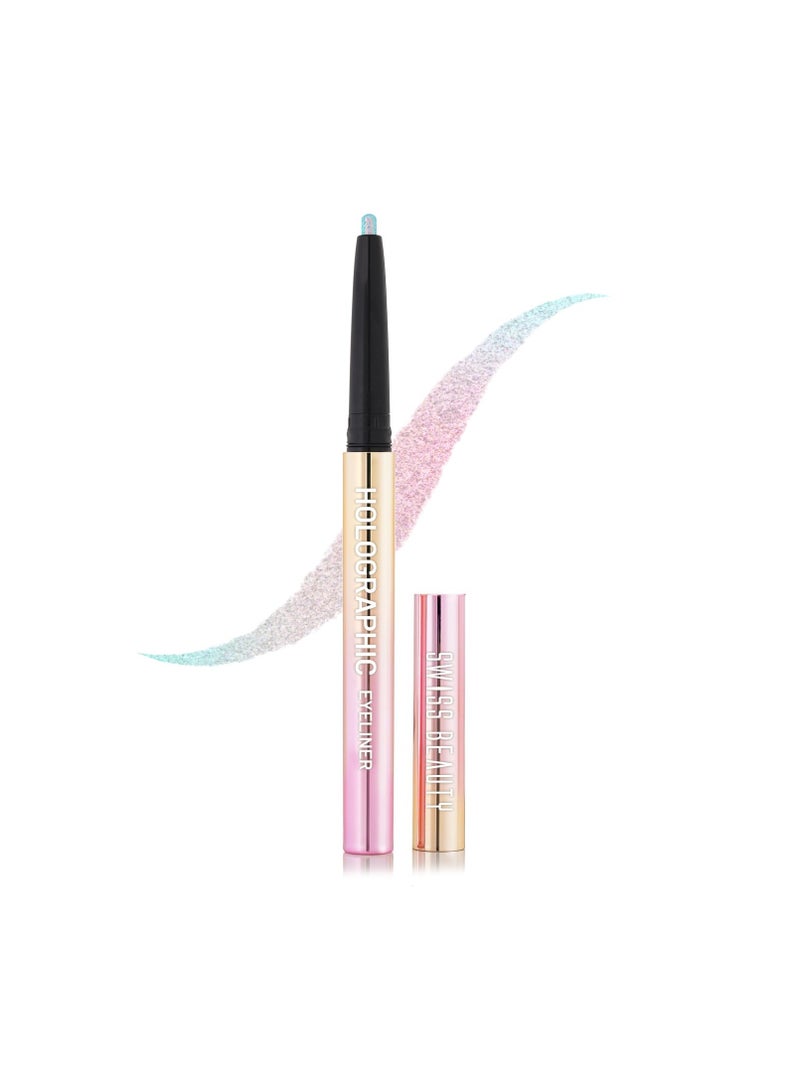 Swiss Beauty Holographic Shimmery Eyeliner  Waterproof Smudge proof Long lasting eyeliner with easy application  Shade  Nebula 0.2g