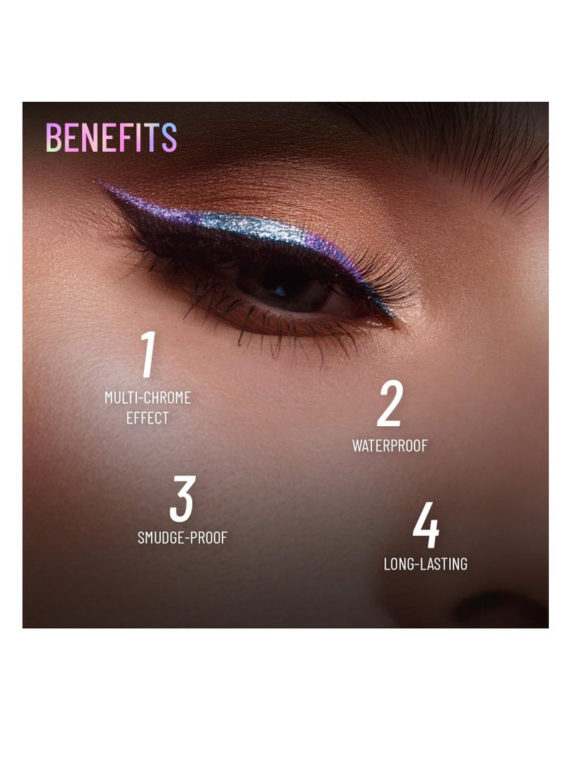 Swiss Beauty Holographic Shimmery Eyeliner  Waterproof Smudge proof Long lasting eyeliner with easy application  Shade Stardust 0.2g