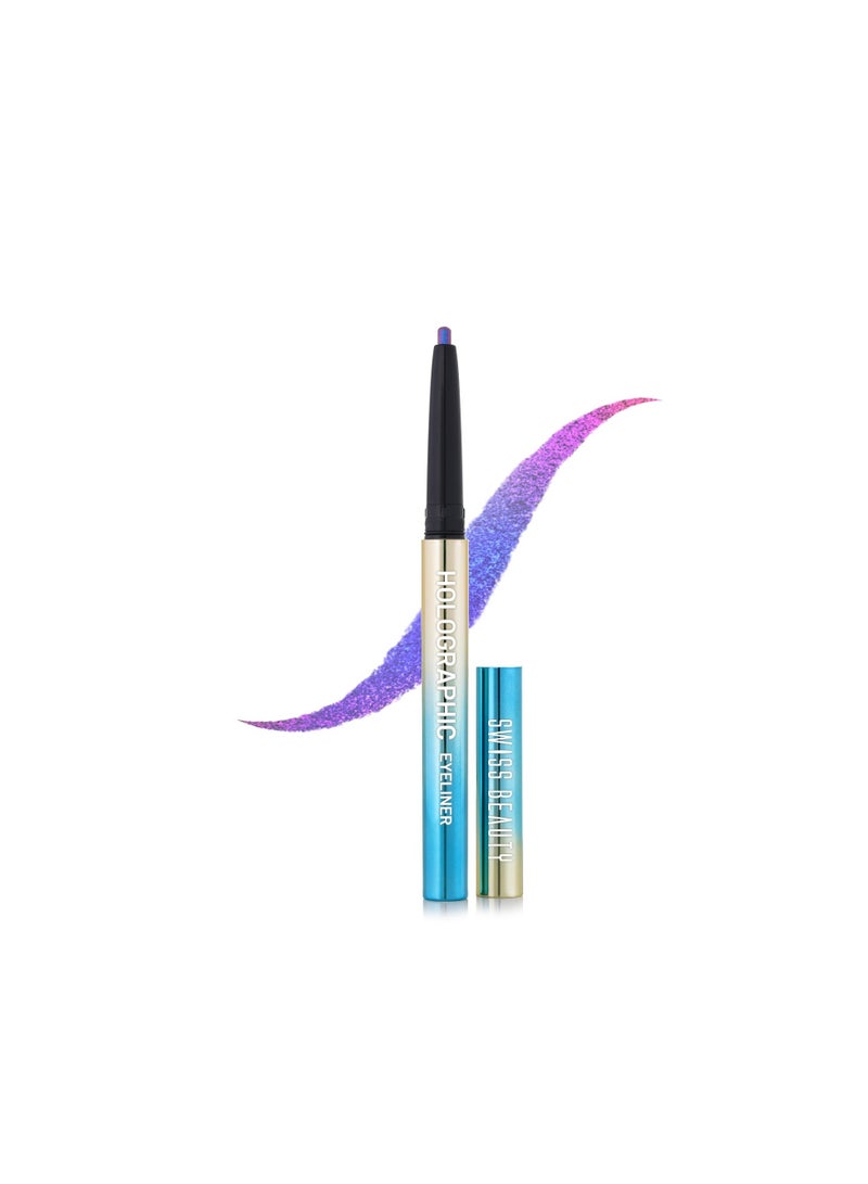 Swiss Beauty Holographic Shimmery Eyeliner  Waterproof Smudge proof Long lasting eyeliner with easy application  Shade  Milky Way  0.2g