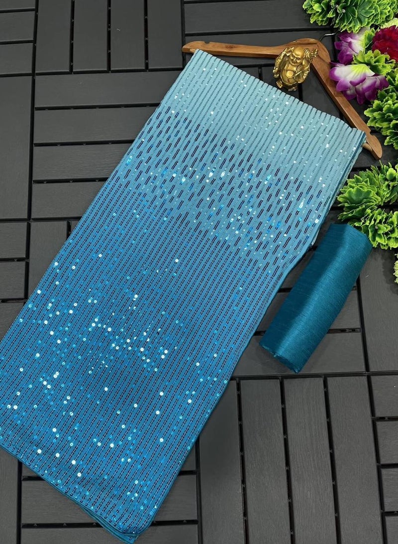 Sequins Saree