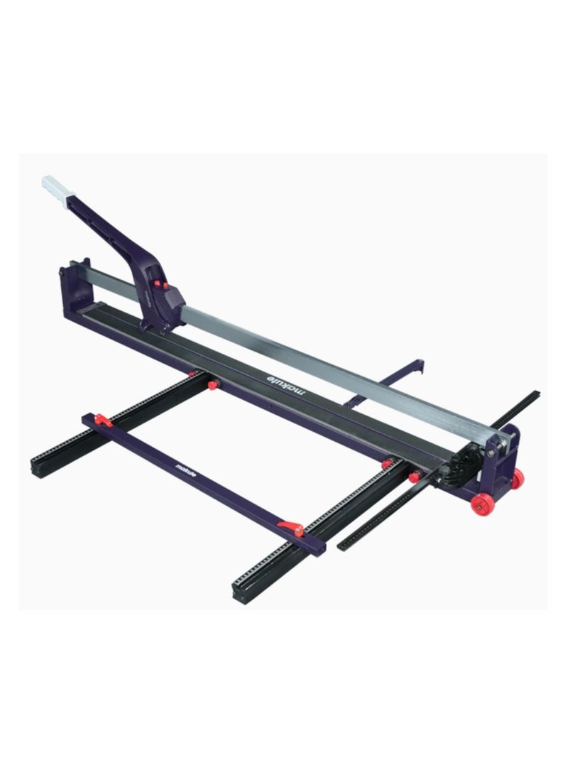 Manual Tile Cutter, 1200mm Cutting Width, 6-15mm Cutting Thickness, Heavy-Duty Steel Base, Precision Chromed Rods, Ergonomic Handle, Professional Tile Cutting Tool, TC1200-1