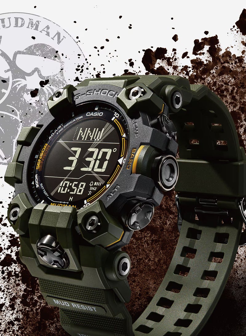 Mudman Digital Resin Band Watch GW-9500-3DR