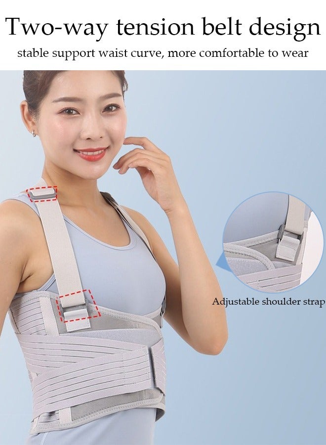 Back Brace Posture Corrector, Adjustable Back Corrector and Lightweight, Back Posture Brace Lumbar Support Shoulder, Lower Upper Back, Full Back Supporter