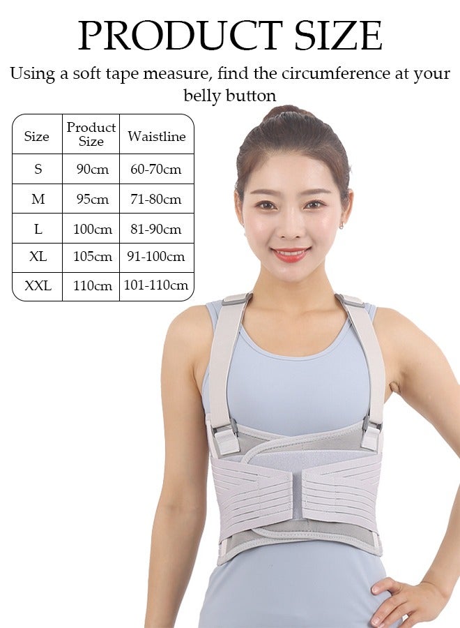 Back Brace Posture Corrector, Adjustable Back Corrector and Lightweight, Back Posture Brace Lumbar Support Shoulder, Lower Upper Back, Full Back Supporter