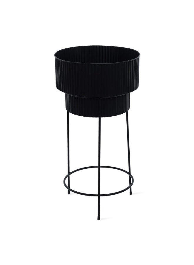 Finn Plant Stand, Black - 38X74 Cm