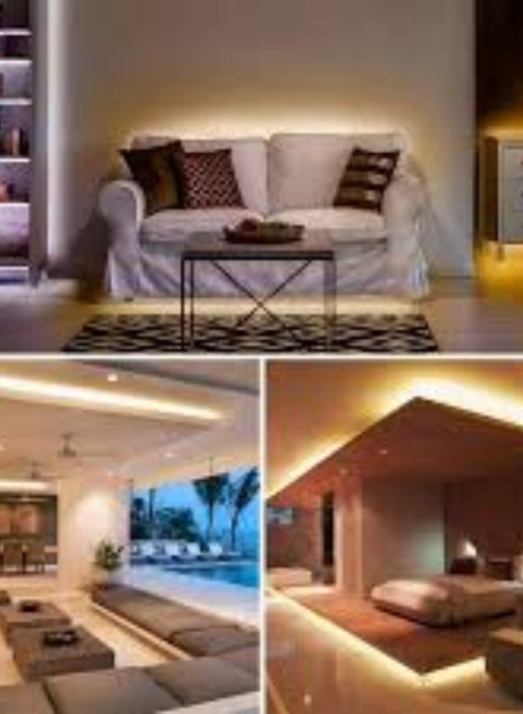 KNP 5m LED Strip Lights in Warm White offer versatile lighting solutions for both residential and commercial spaces.