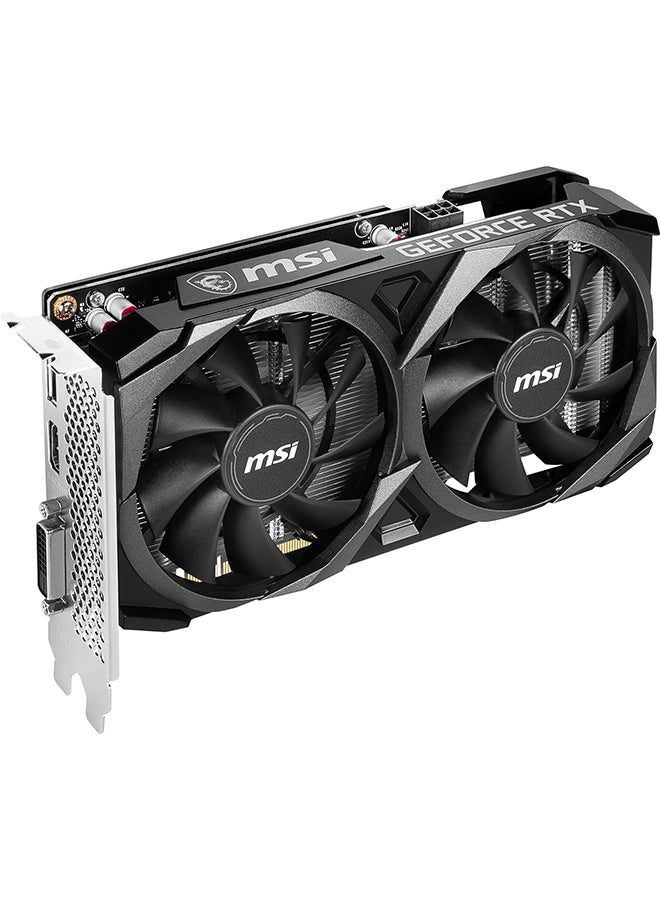 GeForce RTX 3050 VENTUS 2X XS OC Graphics Card, 8GB GDDR6 128-bit Memory, 1807 MHz Boost Clock, 14Gbps Mermory Speed, 2560 CUDA Cores, PCIE 4, DP v1.4a / HDMI / DL-DVI-D x 1c | 912-V809-426 Black