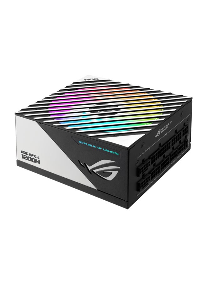 ROG LOKI SFX-L 1200W 80Plus Titanium Power Supply, Compact Form Factor, PCIe Gen 5.0 Ready, Future Ready, ARGB-Illuminated Fan & Aura Sync, 100-240Vac | 90YE00N0-B0NA00 Black