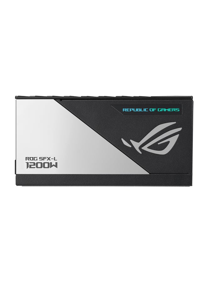 ROG LOKI SFX-L 1200W 80Plus Titanium Power Supply, Compact Form Factor, PCIe Gen 5.0 Ready, Future Ready, ARGB-Illuminated Fan & Aura Sync, 100-240Vac | 90YE00N0-B0NA00 Black