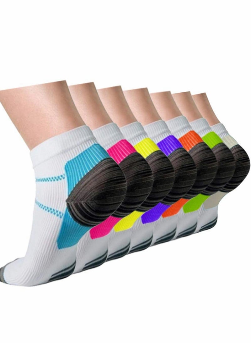 Compression Socks for Plantar Fasciitis - 15-20 mmHg Support for Men & Women, Ideal for Running, Cycling, Nurses & Hiking