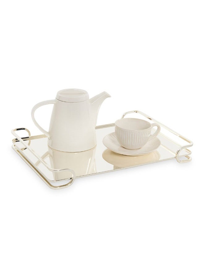 Rect Tray W/Hndl/Hmj-Lrg