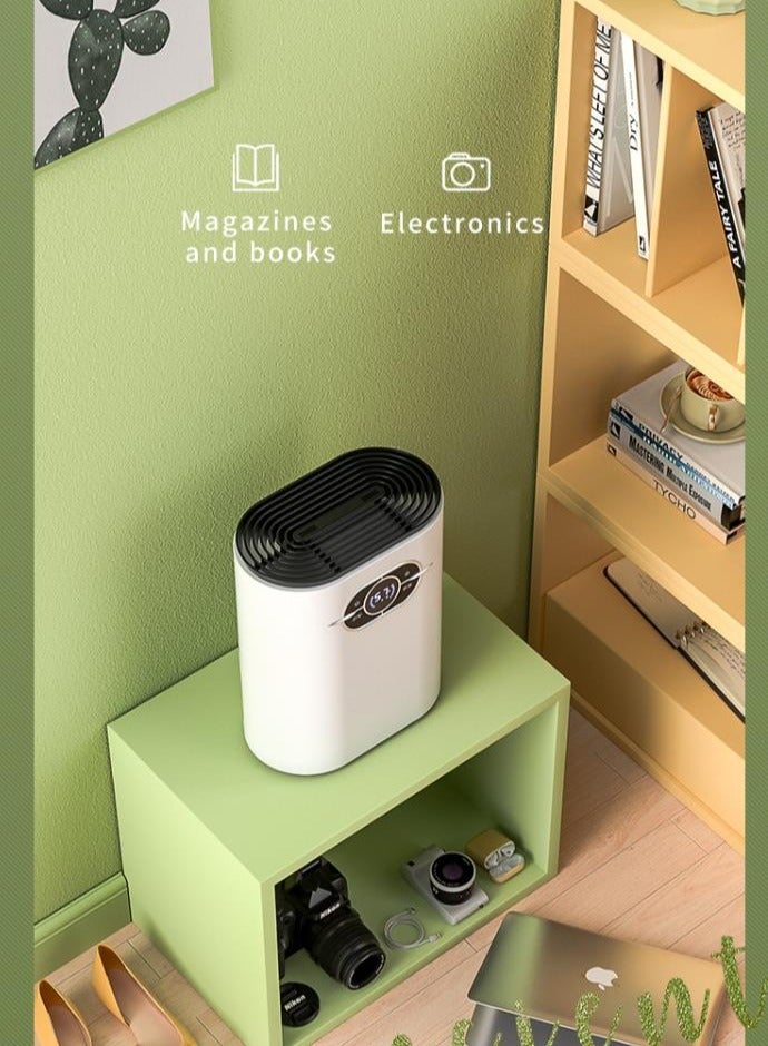 1200ml Dehumidifiers for Home, Portable Compact Capacity Quiet Mini Dehumidifier for Bedroom, Basements, Bathroom, Garage, Wardrobe Closet, Kitchen, Office, RV