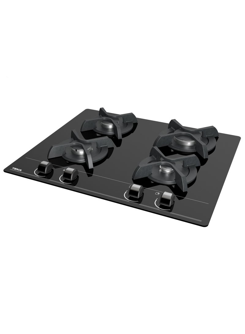 60cm Gas on Glass Hob With Frontal Ergonomic Knobs GBC 64000