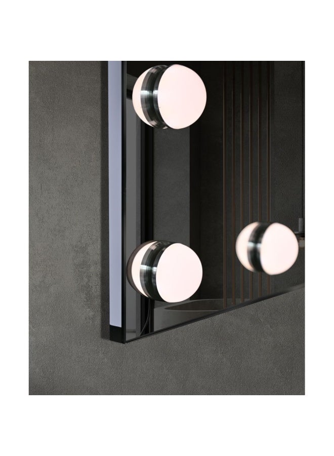 Milano Mirror Copper Free Mirror Bathroom Mirror  Wall Mounted Mirror Modern Mirror for Bedroom Living Room With Lightin Bulbs (Hs16464)