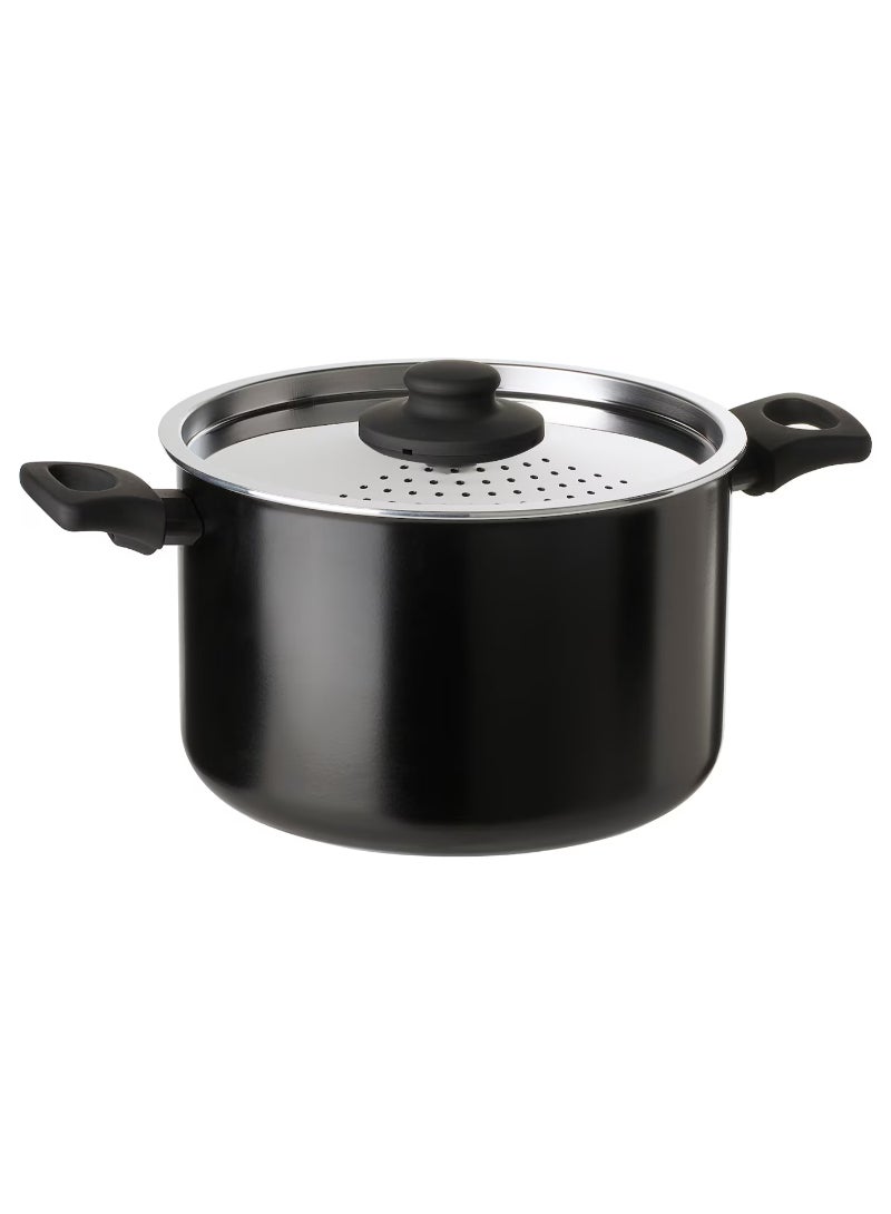 HEMLAGAD Pot with lid, 5 l