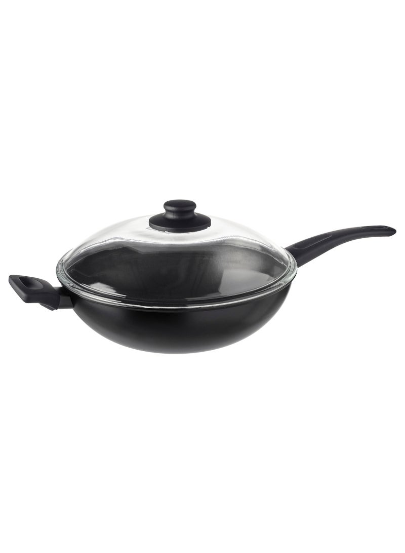 Wok with lid, 28 cm