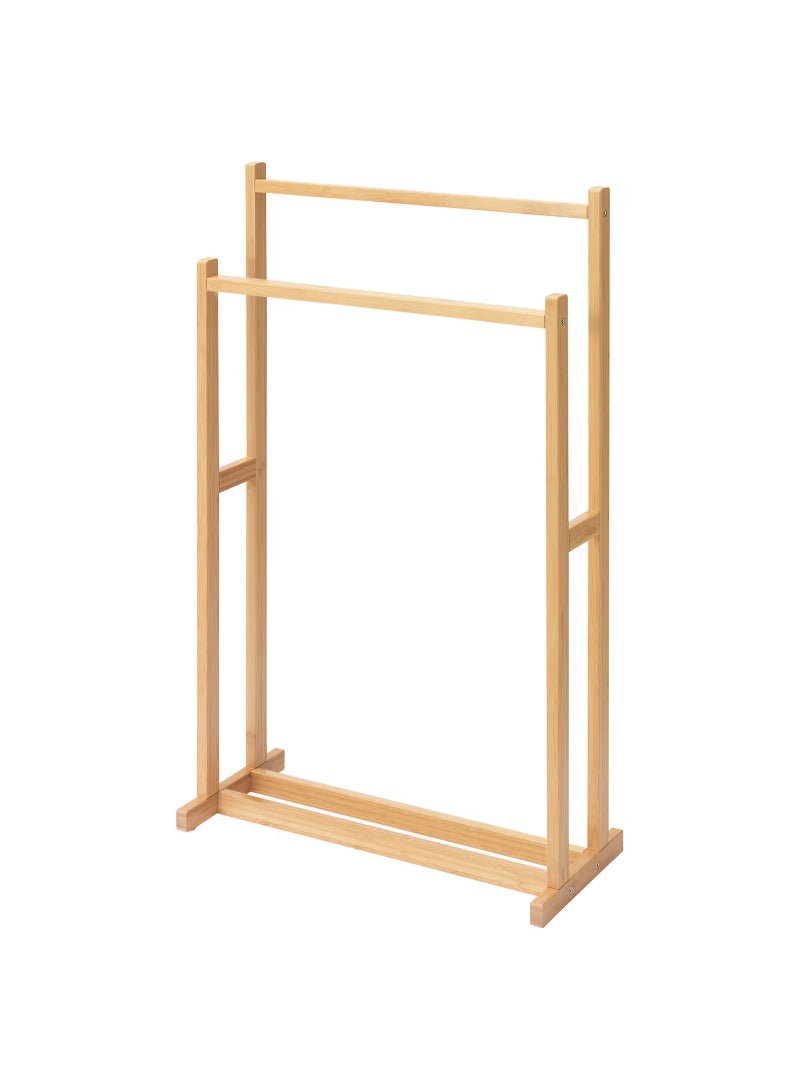 RÅGRUND Towel stand with 2 rails