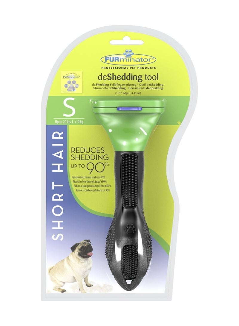 Short Hair Deshedding Tool Small Green Small