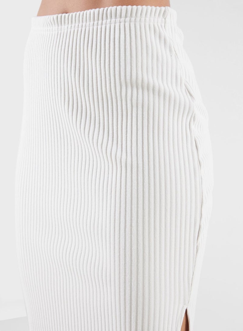 Nsw Ribbed Knit Skirt