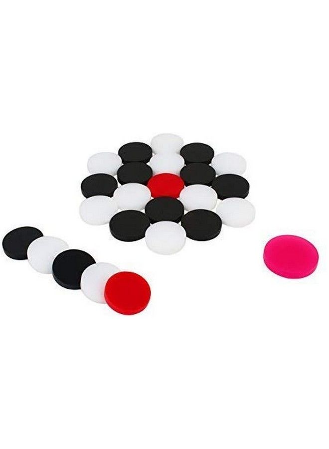 Prem Sagar 6Mm Acrylic Sheet Carrom Board Coin And Striker Set Pack Of 25 Solid