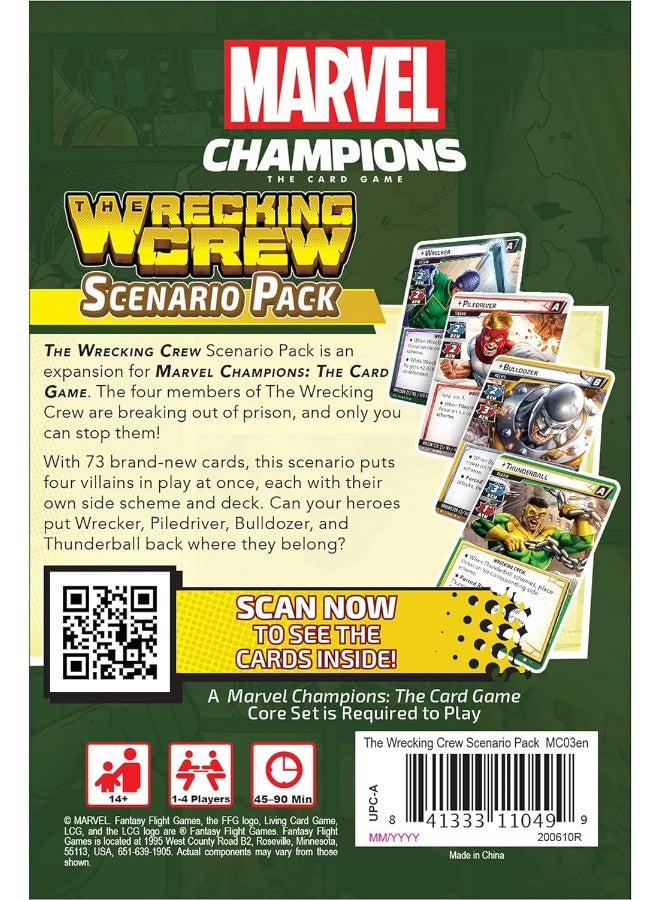 Marvel Lcg: Scenario Pack 02 - The Wrecking Crew