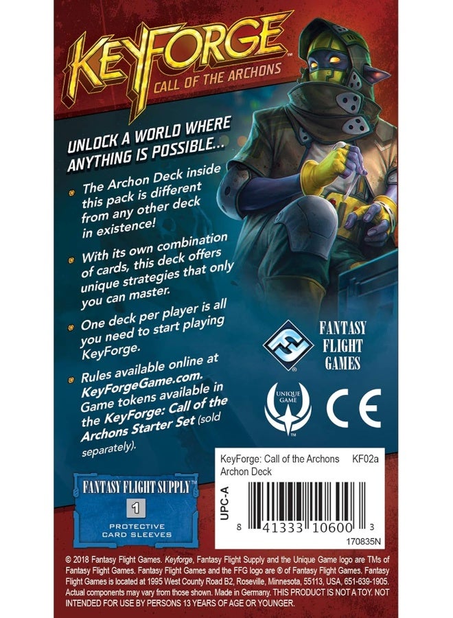 Keyforge: Call Of The Archons - Archon Deck