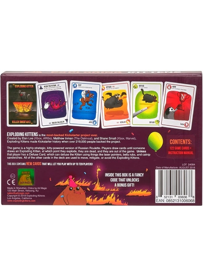 Exploding Kittens Party - A Russian Roulette Card Game