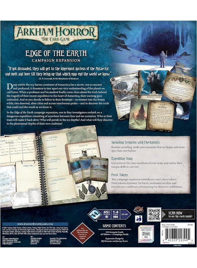 Arkham Horror: The Card Game - Edge Of The Earth Campaign Expansion